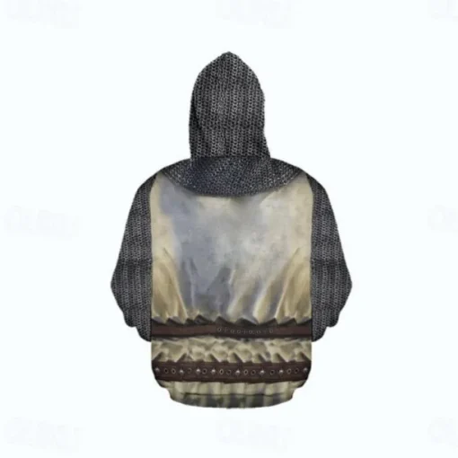 The Last Templar Crusader Knights Templar Hoodie Cartoon Manga Anime 3D Front Pocket Graphic For Women's Adults' 3D Print