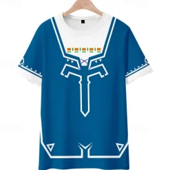 The Legend of Zelda Link Zelda T-shirt Anime Cartoon Anime Harajuku Graphic Kawaii For Couple's Men's Women's Adults' Back To School 3D Print