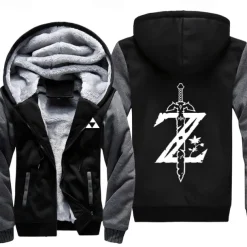 The Legend of Zelda triangle Hoodie Anime Outerwear Anime Graphic For Couple's Men's Women's Adults' Hot Stamping Casual Daily