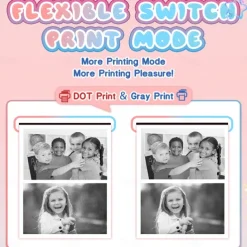 The new children's camera Polaroid camera takes photos records videos and prints immediately. The camera has high-definition pixels