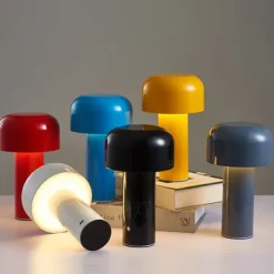Three Color Adjustable USB Mushroom Light Charging Touch Table Coffee Bar Hotel Bedroom Decoration Nordic Creative Atmosphere Eye Protection Night Light