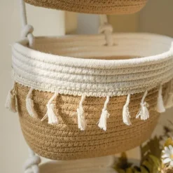 Three-layer Hanging Basket Cosmetics Storage Basket Home Wall-mounted Cute Storage Basket