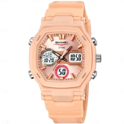 Time Beauty Fashion Multi functional Student Watch Electronic Watch Sports 3 Time Display Electronic Watch