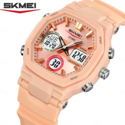 Time Beauty Fashion Multi functional Student Watch Electronic Watch Sports 3 Time Display Electronic Watch