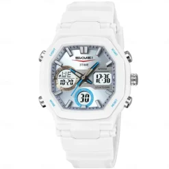 Time Beauty Fashion Multi functional Student Watch Electronic Watch Sports 3 Time Display Electronic Watch