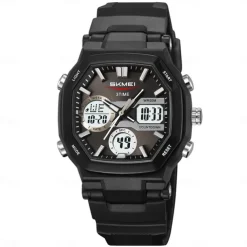 Time Beauty Fashion Multi functional Student Watch Electronic Watch Sports 3 Time Display Electronic Watch