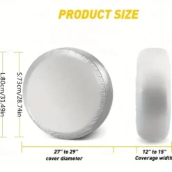 Tire Covers for Wheel Waterproof Wheel Cover UV Sun and Snow Protectors for Motorhome Boat Trailer Camper Van SUV