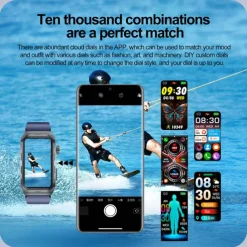 TK79 ECG Smart Watch Bracelet ECG Pulse Physiotherapy Micro-physical fitness tracker Sports Health Wristband