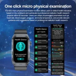 TK79 ECG Smart Watch Bracelet ECG Pulse Physiotherapy Micro-physical fitness tracker Sports Health Wristband