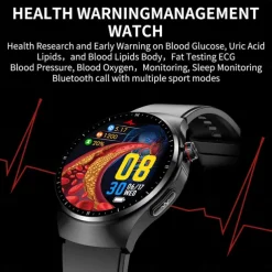 TK25 Smart Watch Uric Acid Lipids Blood Glucose ECG Health Monitoring BT Call AI Voice Men Women Wristwatches Sport Fitness