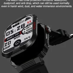 TK25 Sport Outdoor Smart watch Men IP68 Waterproof ECGPPG Health monitoring Bluetooth Call Reloj SmartWatch For Android IOS