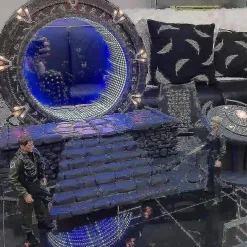 Tlantis Stargate Ornaments For Living Room Decoration Accessories Creative Mirror Craft Mode Bedroom