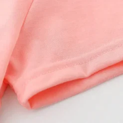 Toddler Girls' Easter T shirt Bunny School Short Sleeve Fashion 3-7 Years Summer Champagne