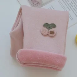 Toddler Girls' Fleece Lined Leggings Floral Active Outdoor 7-13 Years Fall Taro purple Black Pink