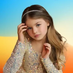 Toddler Girls' Party Dress Sequin Short Sleeve Performance Mesh Cute Princess Polyester Above Knee Sheath Dress Tulle Dress Summer Spring Fall 3-7 Years Red