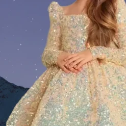 Toddler Girls' Party Dress Sequin Short Sleeve Performance Mesh Cute Princess Polyester Above Knee Sheath Dress Tulle Dress Summer Spring Fall 3-7 Years Red