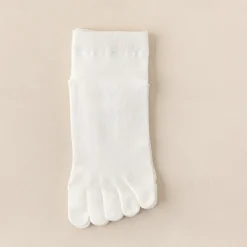 Toe Socks Solid One Size Socks for Women Solid Colored Spring Summer