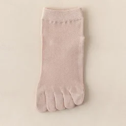 Toe Socks Solid One Size Socks for Women Solid Colored Spring Summer