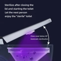 Toilet Deodorizer With Incense Home Generation Mini Air Purifier LED Ultraviolet Toilet Disinfection Lamp Uvc Germicidal Lamp