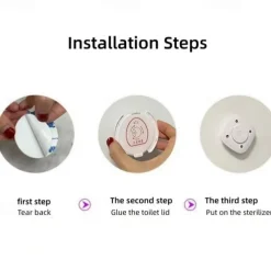 Toilet Deodorizer With Incense Home Generation Mini Air Purifier LED Ultraviolet Toilet Disinfection Lamp Uvc Germicidal Lamp