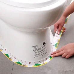 Toilet Glue Sticker, Kitchen Waterproof Oil-proof And Mildew-proof Table Corner Wall Corner Beautification Sticker 3cm*1.5m(1.5*59.06