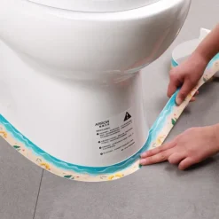 Toilet Glue Sticker, Kitchen Waterproof Oil-proof And Mildew-proof Table Corner Wall Corner Beautification Sticker 3cm*1.5m(1.5*59.06