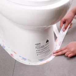 Toilet Glue Sticker, Kitchen Waterproof Oil-proof And Mildew-proof Table Corner Wall Corner Beautification Sticker 3cm*1.5m(1.5*59.06