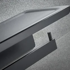 Toilet Paper Holder with Shelf Wall Mounted,Aluminum Toilet Paper Roll Holder, Tissue Roll with Mobile Phone Storage