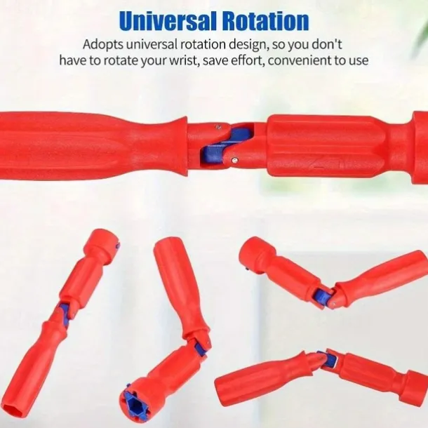 Toilet Seat Accessory Tool, Universal Toilet Seat Mount Key, Toilet Seat Repair Wrench, 10/13/17mm Professional Universal Plastic High Strength Mounting Key