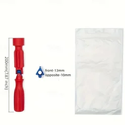 Toilet Seat Accessory Tool, Universal Toilet Seat Mount Key, Toilet Seat Repair Wrench, 10/13/17mm Professional Universal Plastic High Strength Mounting Key