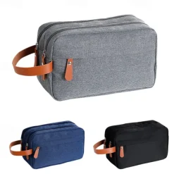 Toiletry Bag For Men - Water Resistant Travel Large Toiletry Organizer Hanging Dopp Kit Men's Shaving Bag For Traveling Accessories Toiletries