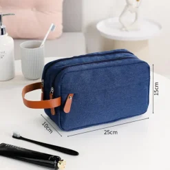 Toiletry Bag For Men - Water Resistant Travel Large Toiletry Organizer Hanging Dopp Kit Men's Shaving Bag For Traveling Accessories Toiletries