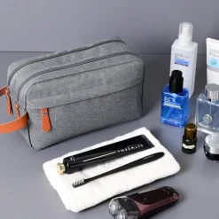 Toiletry Bag For Men - Water Resistant Travel Large Toiletry Organizer Hanging Dopp Kit Men's Shaving Bag For Traveling Accessories Toiletries