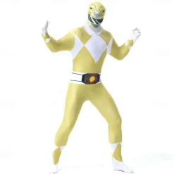Tommy Oliver Kimberly Hart Trini Kwan Cosplay Costume Jumpsuit Cosplay Halloween Movie Cosplay for Men's Women's Boys Kid's Adults' Halloween Carnival Masquerade Event / Party Masquerade