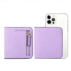 Toughergun Womens Rfid Blocking Small Compact Bifold Luxury Genuine Leather Pocket Wallet Ladies Mini Purse with ID Window