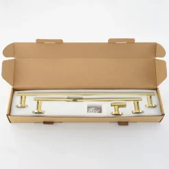 Towel Bar / Toilet Paper Holder / Robe Hook New Design / Creative Contemporary / Modern Stainless Steel / Low-carbon Steel / Metal 4pcs - Bathroom 1-Towel Bar / towel ring Wall Mounted