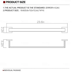 Towel Bar / Toilet Paper Holder / Robe Hook New Design / Creative Contemporary / Modern Stainless Steel / Stainless Steel / Iron / Metal 4pcs - Bathroom Wall Mounted