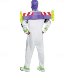 Toy Story Buzz Lightyear Cosplay Costume Halloween Props Masquerade Men's Boys Movie Cosplay Anime Green Leotard / Onesie Wings Carnival Children's Day New Year Cotton World Book Day Costumes