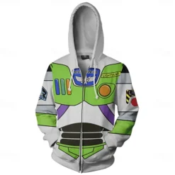 Toy Story Lightyear Woody Buzz Lightyear Hoodie Anime Cartoon Anime 3D Graphic Street Style For Couple's Men's Women's Adults' Back To School 3D Print