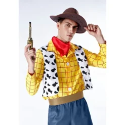 Toy Story Woody Cosplay Costume Halloween Props Masquerade Anime Halloween Movie Cosplay for Men's Teen Adults' Christmas Halloween New Year