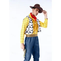 Toy Story Woody Cosplay Costume Halloween Props Masquerade Anime Halloween Movie Cosplay for Men's Teen Adults' Christmas Halloween New Year