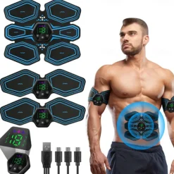 Trainer EMS Abdominal Muscle Stimulator Hip Trainer Smart Muscles Electrostimulator Toner For Fitness Fat Burn Weight Lose