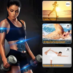 Trainer EMS Abdominal Muscle Stimulator Hip Trainer Smart Muscles Electrostimulator Toner For Fitness Fat Burn Weight Lose