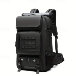 Travel Backpack For Men Waterproof 17 Inch Business Laptop Backpack With Separate Shoe Bag Hidden USB Charging Port 50L Outdoors Trekking Backpack For Woman Hiking Camping Backpack