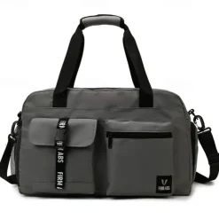 Travel Duffel Bag with Shoe Compartment – Stylish and Spacious Sports & Weekend Bag with Multiple Pockets for Men and Women