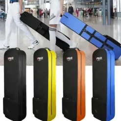 Travel Golf Bags With Wheels For Airlines Foldable Nylon Aviation Bag Durable Golf Club Bags Golf Accessories Storage Pouch