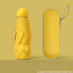 Travel Parasol Umbrella - Automatic Open Close, Lightweight & Portable, Strong Waterproof Folding Parasol with UV Protection for Sun & Rain - Men and Women