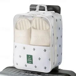 Travel Shoe Bags, Shoe Bags For Travel with Zipper Closure and Handle, Stylish and Portable Shoe Storage for Men and Women's Travel Gifts and Home Storage