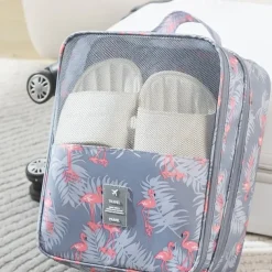 Travel Shoe Bags, Shoe Bags For Travel with Zipper Closure and Handle, Stylish and Portable Shoe Storage for Men and Women's Travel Gifts and Home Storage