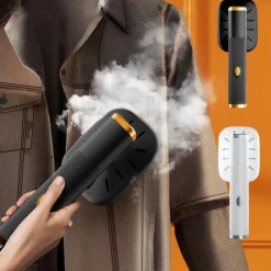 Travel Steam Iron - Portable Handheld Foldable Clothes Steamers Fast Heating Rotatable Garment Steam Iron Fabric Wrinkle Remover Electric Iron for Dorm Home Travel Essential